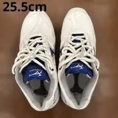 MOONSTAR 体育館シューズ25.5cm ホワイト/ネイビー