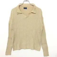 OLD BEAMS ストリート 90s 古着 スキッパーコットンニット シャツ