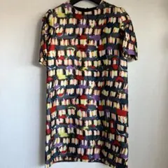 marimekko☆クッカサデ*花の雨* ノスタルジック丸襟チュニック