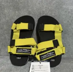 ✨未使用新品✨BREEZ ブリーズ サンダル 15.0 黒/黄色