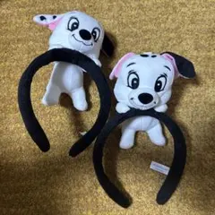 ディズニー　カチューシャ　101匹ワンちゃん　ペアセット
