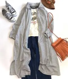 studio CLIP スタディオクリップ ロングガウンシャツワンピース F