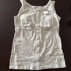 coop暮らしの生協で購入マエアキパット付きタンクトップ3Ｌ