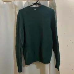 ラムクルーネックセーター　ユニクロ