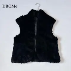【未使用・タグ付】 リアル ミンク ファーベスト ブラック ポンポン wxn11980-01.jpg