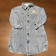 BREEZE デニムシャツワンピース 100サイズ