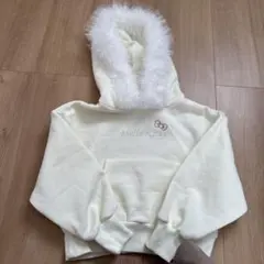 しまむら　キティちゃん　裏起毛トレーナー　ホワイト　120 未使用　値下げ