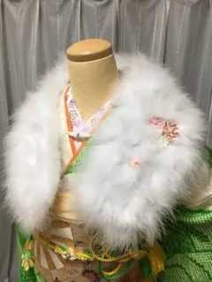 振袖用・ショール(ピンク)