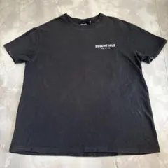 ESSENTIALS ブラック Tシャツ FEAR OF GOD