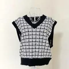 chip clip ニット ベスト レディース L