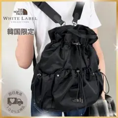 【韓国限定】 25AW新作 ノースフェイス ボニーバケットバック M ブラック