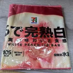 セブンプレミアム 完熟白桃アイスバー タオル