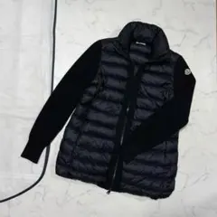 モンクレール XS ハイブリッド ダウン ウール カーディガン MONCLER
