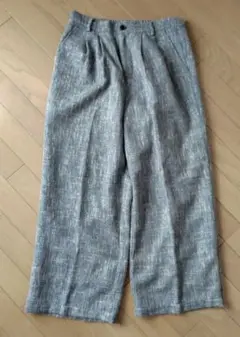 ワイドパンツ ツイード