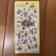 【新品】【正規品】おさるのジョージ　プチドロップステッカー