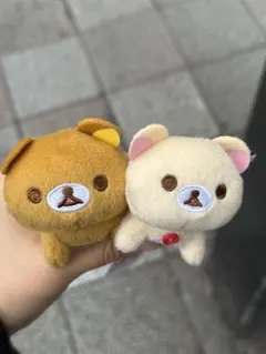 リラックマ＆コリラックマ ぬいぐるみ マスコット 2体セット