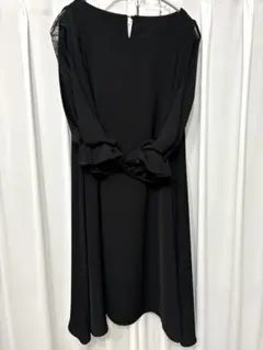 試着のみ！アサクラ　フォーマルワンピース 黒 ワンピース フォーマル きれいめ
