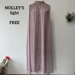 【NOLLEY‘S light】 ノースリーブギャザーワンピースのサムネイル