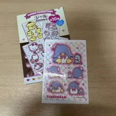 サンリオキャラクターズ シール ハートリボン(タキシードサム)