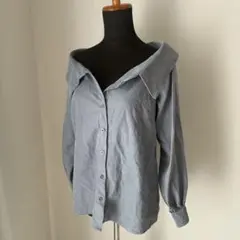 セシルマクビー　CECIL McBEE オフショルダー　ブラウス　シャツ　M