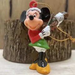 ディズニー ミニー クリスマス オーナメント ヴィンテージ フィギュア 90s