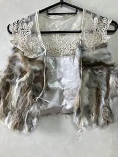 ♪レトロ！ラビットファーベスト Ｙ２Kファッションに