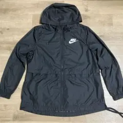 NIKE ウィンドランナー ナイロンジャケット M 黒　裏　メッシュ　レディースのサムネイル