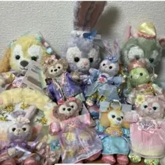 上海ディズニー 2025年春 ダッフィー&フフレンズ7体 キーホルダー