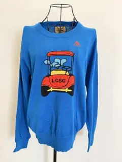 le coq sportif ゴルフカート柄セーター L