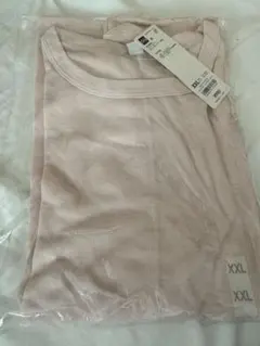 新品タグ付き未開封　ソフトシアークルーネックT ピンク　XXLサイズ