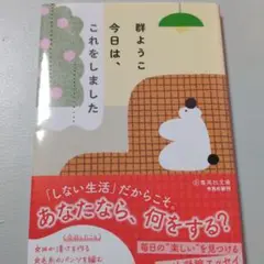 今日は、これをしました