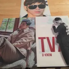 東方神起ユノ TVXQ ペーパートイ U-Know セット＆クリアファイル