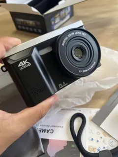 新品未使用動作確認のみ　WIKICO 4Kデジタルカメラ