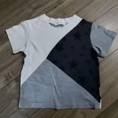THE SHOP TK　半袖　Tシャツ　濃紺✕グレー✕白　100のサムネイル