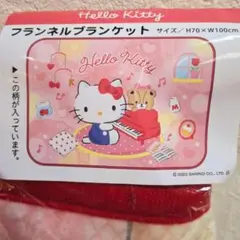 新品 HELLO KITTY キティ フランネル ブランケット 70×100cm