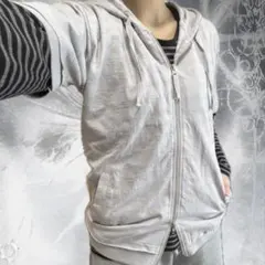 グランジ y2k お兄系 半袖パーカー 平成 パンク archive 00s