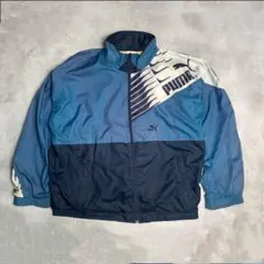 モ*プ様 【90s】ヴィンテージPUMA プーマ　ナイロンジャケット XL ビッ
