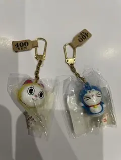 ドラえもん＆ドラミちゃん　キーホルダーセット　レトロ