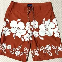 Patagonia 総柄ショートパンツ 30 S〜M相当 アロハ ハーフパンツのサムネイル