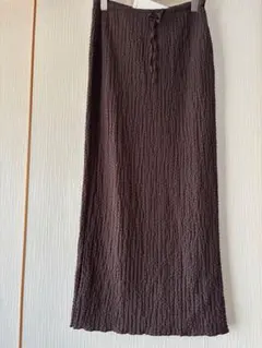 ZARA ロングスカート　ブラウン