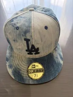 ニューエラ 59FIFTY ドジャース ケミカルウォッシュ デニム 7 5/8