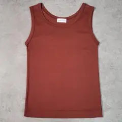 【美品】human woman ヒューマンウーマン 日本製タンクトップ M