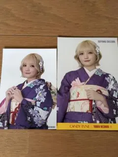 CANDY TUNE きゃんちゅー 福山梨乃 ポストカード・プロマイド2点セット