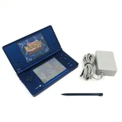 【動作確認済】ニンテンドーDSi メタリックブルー 本体 アダプター付