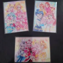 プリキュア カード 3枚セット
