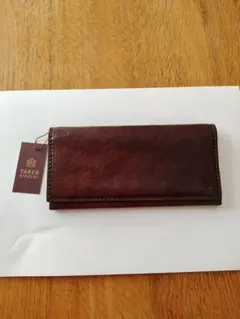 TAKEO KIKUCHI ダークブラウン 長財布