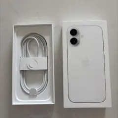空箱　Apple iPhone 17 ホワイト 純正充電ケーブル付き