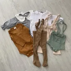 ベビー服セット（ロンパース・パンツ）