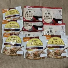 安心米 白飯 5食 尾西の五目ごはん 5食のサムネイル