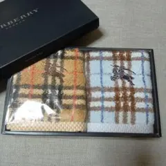 BURBERRY ウォッシュタオル BB 0019 2枚セット